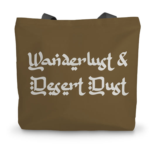 Wanderlust & Desert Dust Tote Canvas Tote Bag